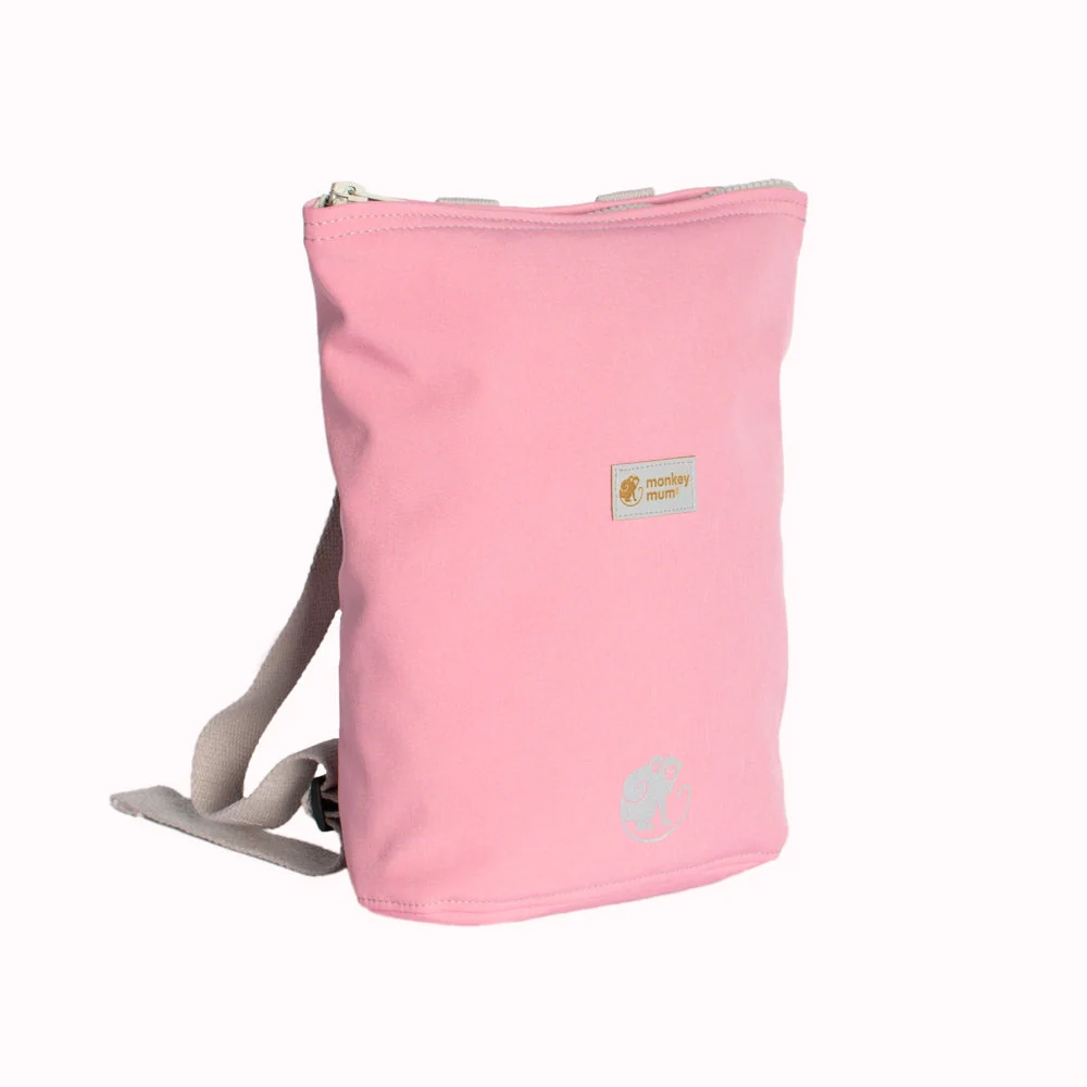 Mochila softshell infantil Monkey Mum® - Algodão doce - Image 4