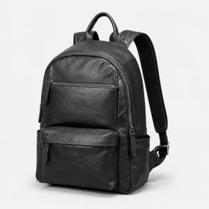 Commuter Leather Backpack – Stylish & Practical Men's Leather Backpack for Daily Use