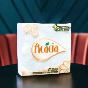 Guardanapo Acácia 40x40 PP – Folha Dupla Ponto a Ponto