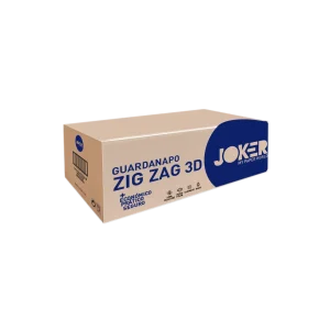 Guardanapo Zig Zag Joker 3D Laminado – Caixa com 4.500 Unidades