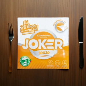 Guardanapo Joker 30x30cm Folha Simples – Caixa de 30 Maços com 70 Guardanapos