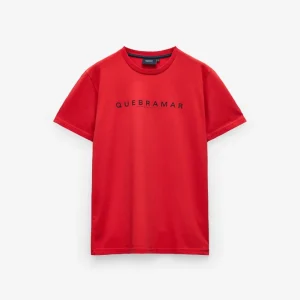 T-SHIRT BÁSICA COM PRINT QUEBRAMAR