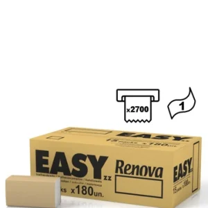 Toalhas de Mão Renova Easy Zig-Zag – 1 Folha, 2700 Un.